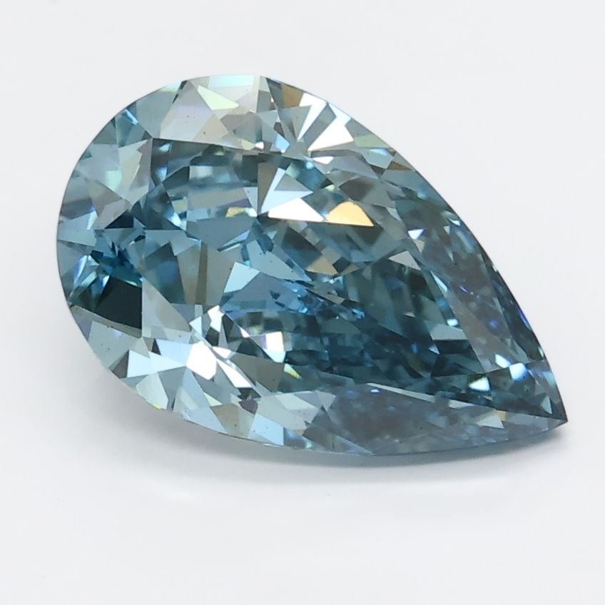 Loose Diamond - PEAR 2.06ct Blue VS2: Loose Diamond - PEAR 2.06ct Blue VS2 Source: This is a real non-mined Diamond that has been grown in a lab Shape: PEAR Carats: 2.06 Color: Blue Certification: NONE Video: