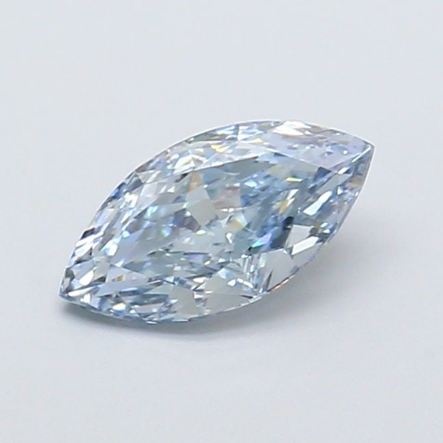 Loose Diamond - MARQUISE 1.03ct Fancy Intense Blue VVS1: Loose Diamond - MARQUISE 1.03ct Fancy Intense Blue VVS1 Source: This is a real non-mined Diamond that has been grown in a lab Shape: MARQUISE Carats: 1.03 Color: Fancy Intense Blue Certification: IGI 