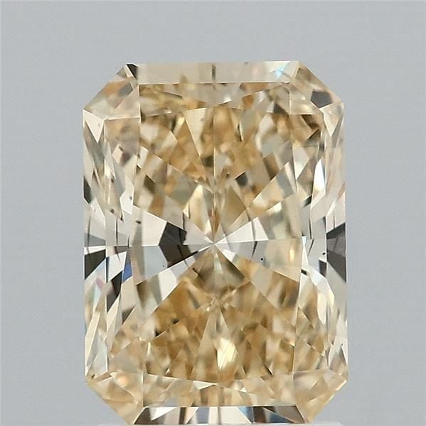 Loose Diamond - RADIANT 2.0ct Fancy Intense Yellow VS2: Loose Diamond - RADIANT 2.0ct Fancy Intense Yellow VS2 Source: This is a real non-mined Diamond that has been grown in a lab Shape: RADIANT Carats: 2.0 Color: Fancy Intense Yellow Certification: IGI V