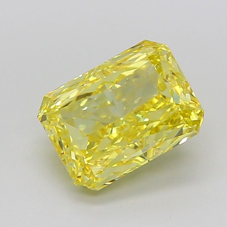 Loose Diamond - RADIANT 2.57ct Fancy Vivid Yellow VVS2: Loose Diamond - RADIANT 2.57ct Fancy Vivid Yellow VVS2 Source: This is a real non-mined Diamond that has been grown in a lab Shape: RADIANT Carats: 2.57 Color: Fancy Vivid Yellow Certification: IGI Vi