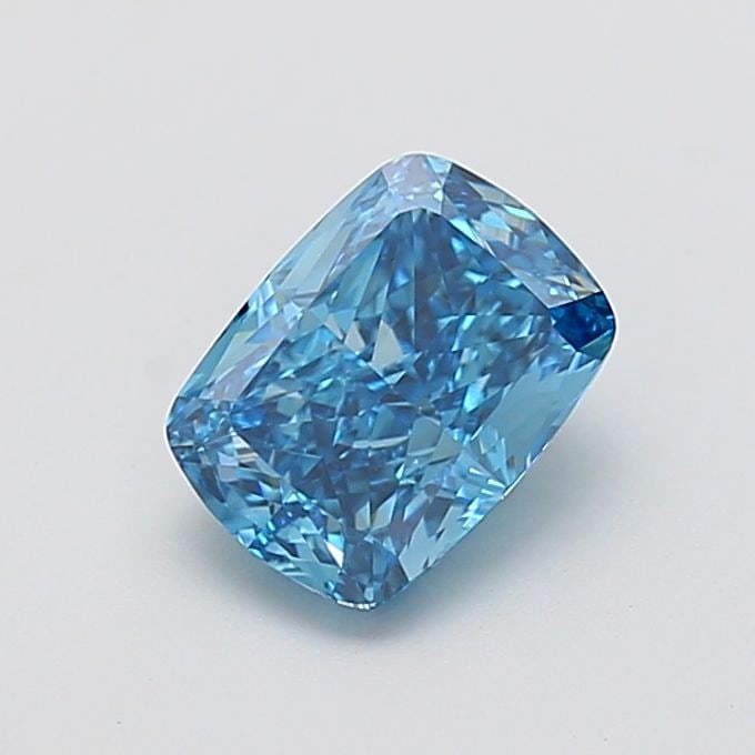 Loose Diamond - CUSHION MODIFIED 2.06ct Fancy Vivid Blue VVS2: Loose Diamond - CUSHION MODIFIED 2.06ct Fancy Vivid Blue VVS2 Source: This is a real non-mined Diamond that has been grown in a lab Shape: CUSHION MODIFIED Carats: 2.06 Color: Fancy Vivid Blue Certifi