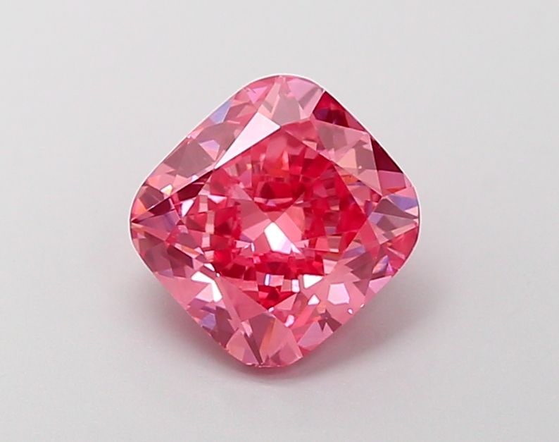 Loose Diamond - CUSHION MODIFIED 2.01ct Fancy Vivid Pink VS2: Loose Diamond - CUSHION MODIFIED 2.01ct Fancy Vivid Pink VS2 Source: This is a real non-mined Diamond that has been grown in a lab Shape: CUSHION MODIFIED Carats: 2.01 Color: Fancy Vivid Pink Certific