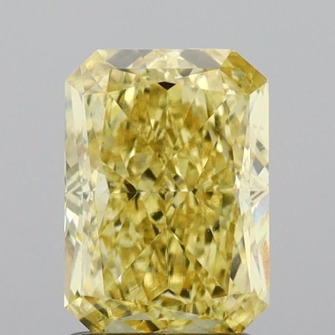 Loose Diamond - RADIANT 2.0ct Fancy Intense Yellow VS1: Loose Diamond - RADIANT 2.0ct Fancy Intense Yellow VS1 Source: This is a real non-mined Diamond that has been grown in a lab Shape: RADIANT Carats: 2.0 Color: Fancy Intense Yellow Certification: IGI V
