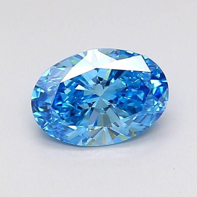 Loose Diamond - OVAL 1.0ct Fancy Vivid Blue VVS2: Loose Diamond - OVAL 1.0ct Fancy Vivid Blue VVS2 Source: This is a real non-mined Diamond that has been grown in a lab Shape: OVAL Carats: 1.0 Color: Fancy Vivid Blue Certification: IGI Video: