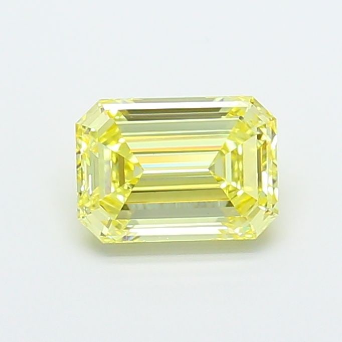 Loose Diamond - EMERALD 2.01ct Fancy Yellow VS1: Loose Diamond - EMERALD 2.01ct Fancy Yellow VS1 Source: This is a real non-mined Diamond that has been grown in a lab Shape: EMERALD Carats: 2.01 Color: Fancy Yellow Certification: IGI Video: