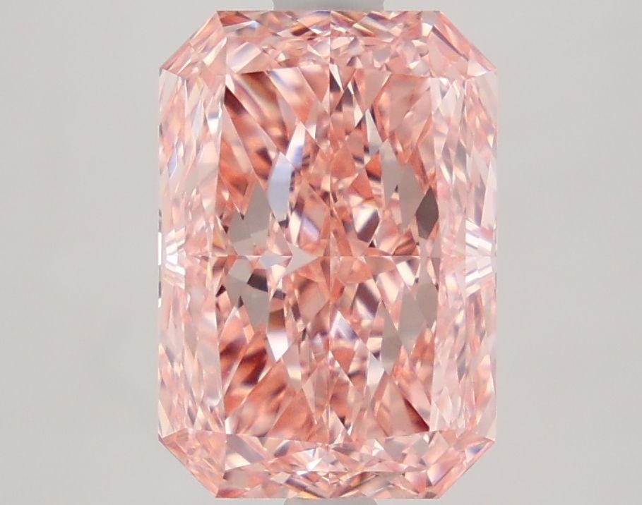 Loose Diamond - RADIANT 3.51ct Fancy Intense Pink VVS2: Loose Diamond - RADIANT 3.51ct Fancy Intense Pink VVS2 Source: This is a real non-mined Diamond that has been grown in a lab Shape: RADIANT Carats: 3.51 Color: Fancy Intense Pink Certification: IGI Vi