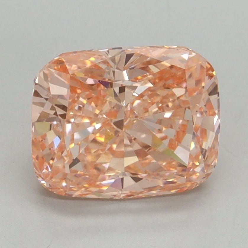 Loose Diamond - CUSHION BRILLIANT 2.53ct Fancy Vivid Pink VS1: Loose Diamond - CUSHION BRILLIANT 2.53ct Fancy Vivid Pink VS1 Source: This is a real non-mined Diamond that has been grown in a lab Shape: CUSHION BRILLIANT Carats: 2.53 Color: Fancy Vivid Pink Certif