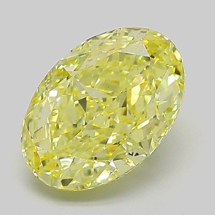 Loose Diamond - OVAL 2.08ct Fancy Intense Yellow VS1: Loose Diamond - OVAL 2.08ct Fancy Intense Yellow VS1 Source: This is a real non-mined Diamond that has been grown in a lab Shape: OVAL Carats: 2.08 Color: Fancy Intense Yellow Certification: IGI Video