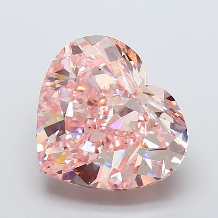 Loose Diamond - HEART 10.01ct Fancy Intense Pink VS2: Loose Diamond - HEART 10.01ct Fancy Intense Pink VS2 Source: This is a real non-mined Diamond that has been grown in a lab Shape: HEART Carats: 10.01 Color: Fancy Intense Pink Certification: IGI Video