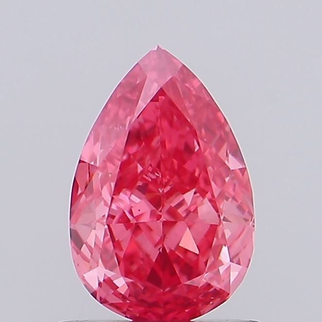 Loose Diamond - PEAR 0.91ct Fancy Vivid Pink VS1: Loose Diamond - PEAR 0.91ct Fancy Vivid Pink VS1 Source: This is a real non-mined Diamond that has been grown in a lab Shape: PEAR Carats: 0.91 Color: Fancy Vivid Pink Certification: NONE Video: