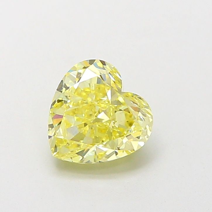 Loose Diamond - HEART 1.52ct Fancy Intense Yellow VS1: Loose Diamond - HEART 1.52ct Fancy Intense Yellow VS1 Source: This is a real non-mined Diamond that has been grown in a lab Shape: HEART Carats: 1.52 Color: Fancy Intense Yellow Certification: IGI Vid