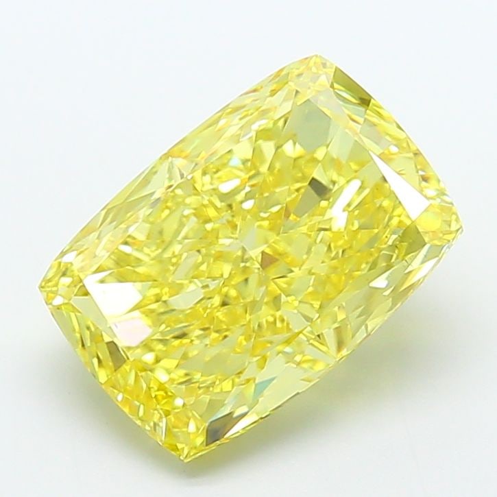 Loose Diamond - CUSHION MODIFIED 9.02ct Fancy Vivid Yellow VS2: Loose Diamond - CUSHION MODIFIED 9.02ct Fancy Vivid Yellow VS2 Source: This is a real non-mined Diamond that has been grown in a lab Shape: CUSHION MODIFIED Carats: 9.02 Color: Fancy Vivid Yellow Cert
