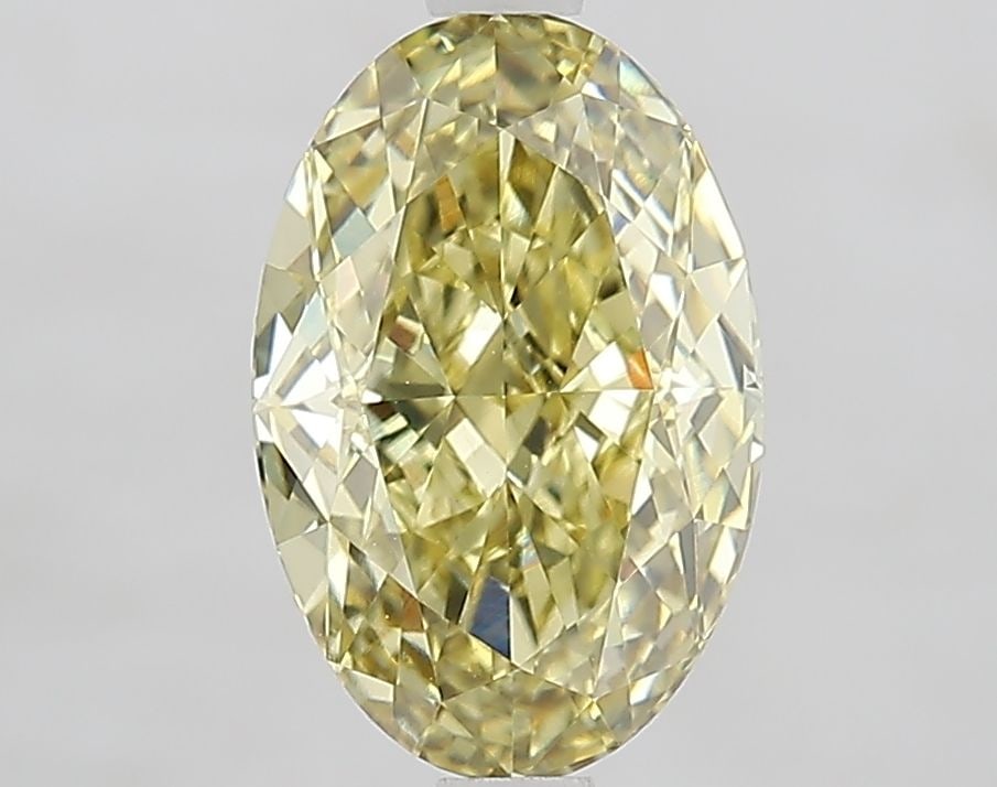 Loose Diamond - OVAL 2.51ct Fancy Yellow VVS2: Loose Diamond - OVAL 2.51ct Fancy Yellow VVS2 Source: This is a real non-mined Diamond that has been grown in a lab Shape: OVAL Carats: 2.51 Color: Fancy Yellow Certification: IGI Video: