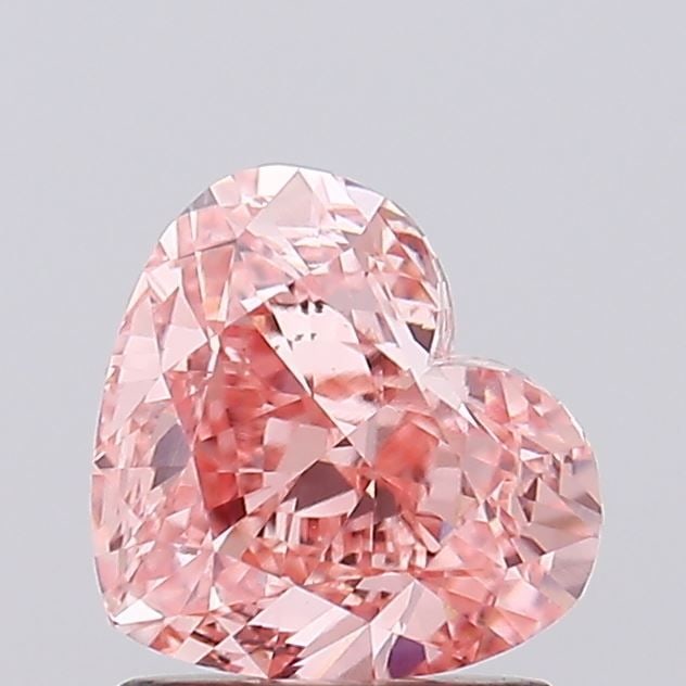 Loose Diamond - HEART 1.73ct Fancy Intense Pink VVS2: Loose Diamond - HEART 1.73ct Fancy Intense Pink VVS2 Source: This is a real non-mined Diamond that has been grown in a lab Shape: HEART Carats: 1.73 Color: Fancy Intense Pink Certification: IGI Video: