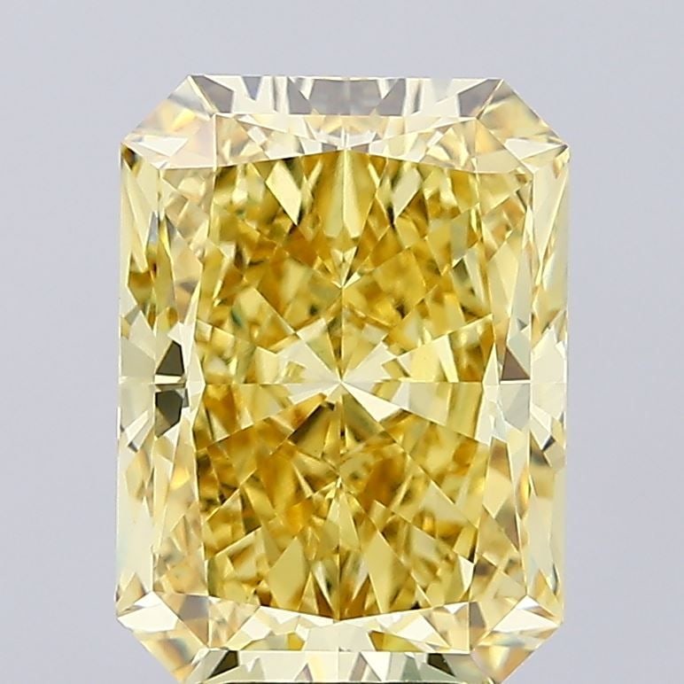 Loose Diamond - RADIANT 7.35ct Fancy Intense Yellow VS1: Loose Diamond - RADIANT 7.35ct Fancy Intense Yellow VS1 Source: This is a real non-mined Diamond that has been grown in a lab Shape: RADIANT Carats: 7.35 Color: Fancy Intense Yellow Certification: IGI