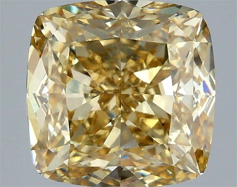 Loose Diamond - CUSHION MODIFIED 4.1ct Fancy Yellow VS1: Loose Diamond - CUSHION MODIFIED 4.1ct Fancy Yellow VS1 Source: This is a real non-mined Diamond that has been grown in a lab Shape: CUSHION MODIFIED Carats: 4.1 Color: Fancy Yellow Certification: IGI