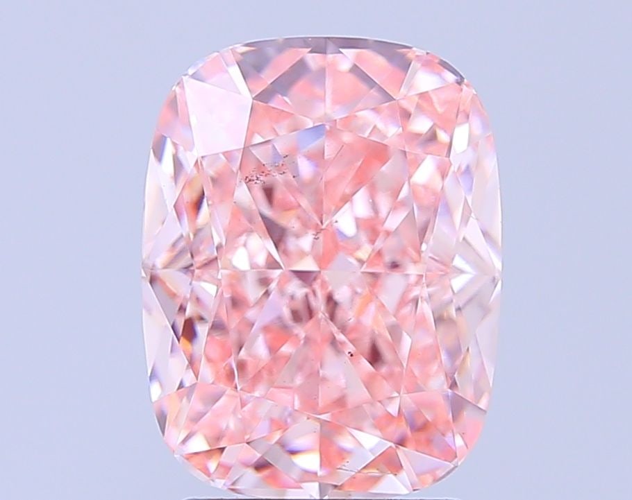 Loose Diamond - CUSHION MODIFIED 3.51ct Fancy Vivid Pink VS2: Loose Diamond - CUSHION MODIFIED 3.51ct Fancy Vivid Pink VS2 Source: This is a real non-mined Diamond that has been grown in a lab Shape: CUSHION MODIFIED Carats: 3.51 Color: Fancy Vivid Pink Certific