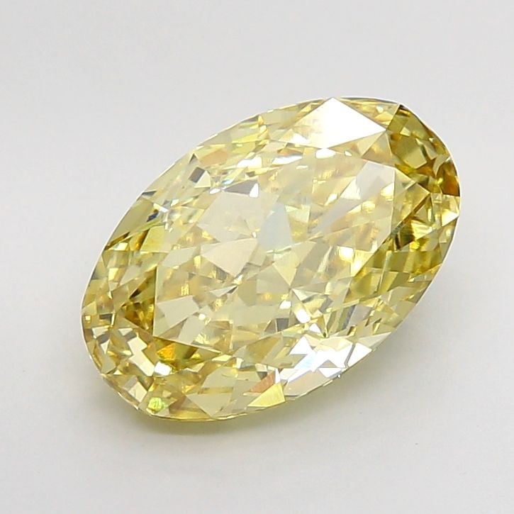 Loose Diamond - OVAL 5.04ct Fancy Intense Yellow VS1: Loose Diamond - OVAL 5.04ct Fancy Intense Yellow VS1 Source: This is a real non-mined Diamond that has been grown in a lab Shape: OVAL Carats: 5.04 Color: Fancy Intense Yellow Certification: IGI Video