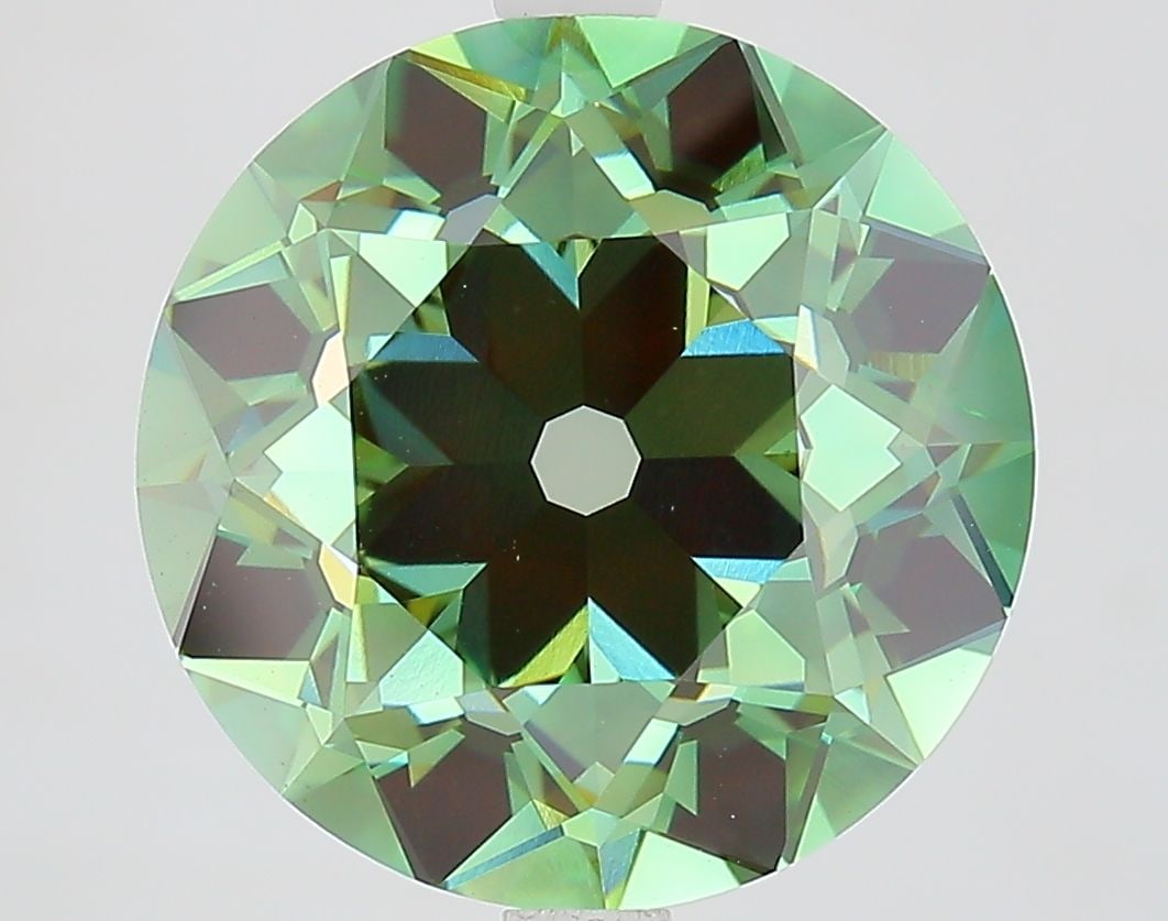 Loose Diamond - EUROPEAN CUT 6.58ct Fancy Vivid Green VVS2: Loose Diamond - EUROPEAN CUT 6.58ct Fancy Vivid Green VVS2 Source: This is a real non-mined Diamond that has been grown in a lab Shape: EUROPEAN CUT Carats: 6.58 Color: Fancy Vivid Green Certification