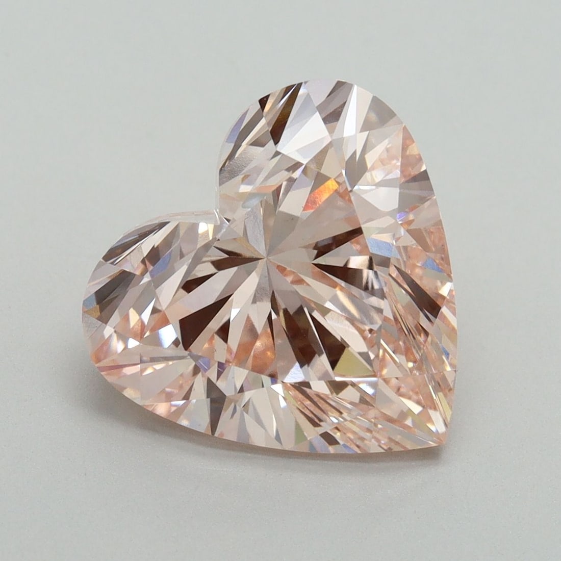 Loose Diamond - HEART 5.08ct Fancy Intense Pink VS1: Loose Diamond - HEART 5.08ct Fancy Intense Pink VS1 Source: This is a real non-mined Diamond that has been grown in a lab Shape: HEART Carats: 5.08 Color: Fancy Intense Pink Certification: IGI Video: