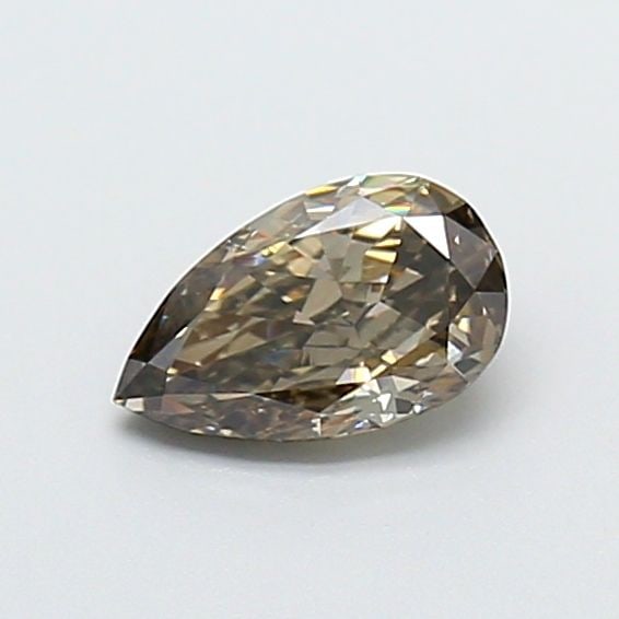 Loose Diamond - PEAR 0.54ct Fancy Vivid Brown VS1: Loose Diamond - PEAR 0.54ct Fancy Vivid Brown VS1 Source: This is a real non-mined Diamond that has been grown in a lab Shape: PEAR Carats: 0.54 Color: Fancy Vivid Brown Certification: NONE Video: