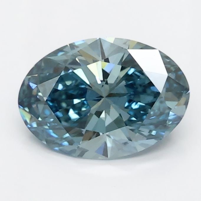 Loose Diamond - OVAL 1.01ct Blue VS1: Loose Diamond - OVAL 1.01ct Blue VS1 Source: This is a real non-mined Diamond that has been grown in a lab Shape: OVAL Carats: 1.01 Color: Blue Certification: NONE Video: