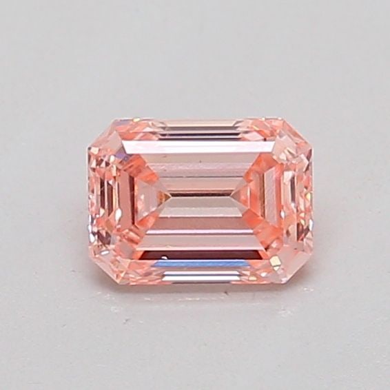 Loose Diamond - EMERALD 0.28ct Fancy Intense Pink VS2: Loose Diamond - EMERALD 0.28ct Fancy Intense Pink VS2 Source: This is a real non-mined Diamond that has been grown in a lab Shape: EMERALD Carats: 0.28 Color: Fancy Intense Pink Certification: IGI The
