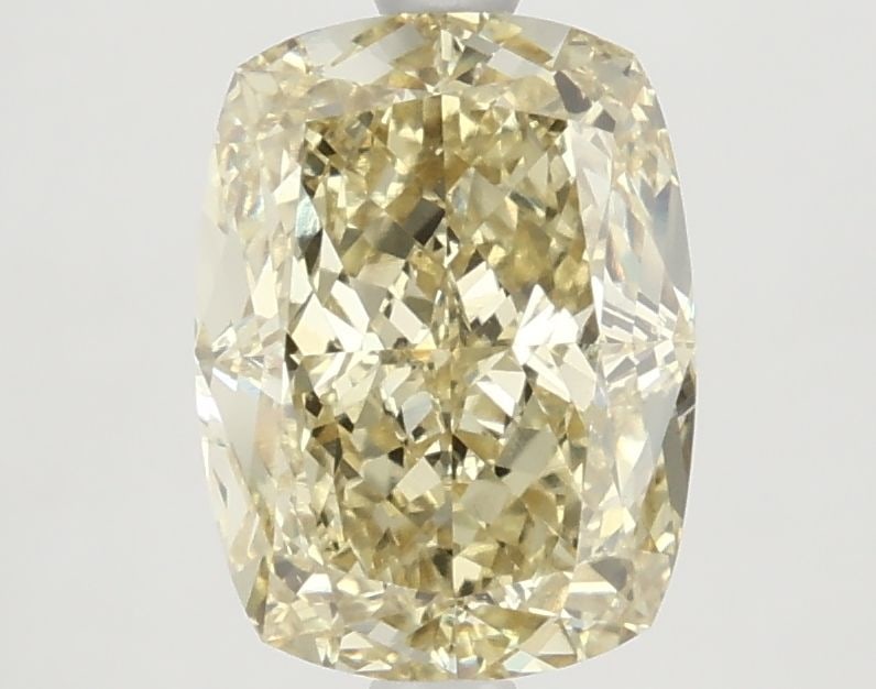 Loose Diamond - CUSHION MODIFIED 3.37ct Fancy Intense Yellow VVS2: Loose Diamond - CUSHION MODIFIED 3.37ct Fancy Intense Yellow VVS2 Source: This is a real non-mined Diamond that has been grown in a lab Shape: CUSHION MODIFIED Carats: 3.37 Color: Fancy Intense Yellow