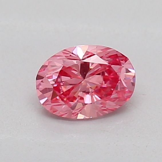 Loose Diamond - OVAL 0.22ct Fancy Vivid Pink VS1: Loose Diamond - OVAL 0.22ct Fancy Vivid Pink VS1 Source: This is a real non-mined Diamond that has been grown in a lab Shape: OVAL Carats: 0.22 Color: Fancy Vivid Pink Certification: IGI The Diamond D