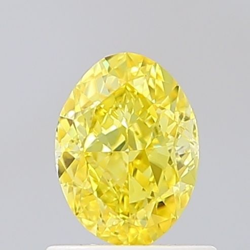 Loose Diamond - OVAL 1.01ct Fancy Vivid Yellow VS1: Loose Diamond - OVAL 1.01ct Fancy Vivid Yellow VS1 Source: This is a real non-mined Diamond that has been grown in a lab Shape: OVAL Carats: 1.01 Color: Fancy Vivid Yellow Certification: IGI Video: