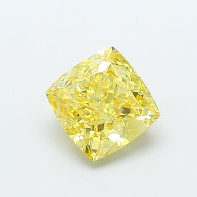 Loose Diamond - CUSHION MODIFIED 2.05ct Fancy Intense Yellow SI1: Loose Diamond - CUSHION MODIFIED 2.05ct Fancy Intense Yellow SI1 Source: This is a real non-mined Diamond that has been grown in a lab Shape: CUSHION MODIFIED Carats: 2.05 Color: Fancy Intense Yellow 
