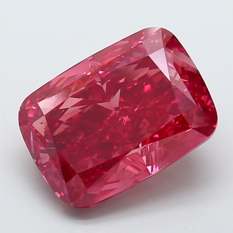 Loose Diamond - CUSHION MODIFIED 7.06ct Fancy Vivid Pink VS1: Loose Diamond - CUSHION MODIFIED 7.06ct Fancy Vivid Pink VS1 Source: This is a real non-mined Diamond that has been grown in a lab Shape: CUSHION MODIFIED Carats: 7.06 Color: Fancy Vivid Pink Certific