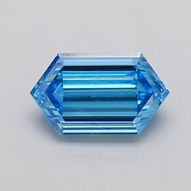 Loose Diamond - HEXAGONAL 0.84ct Fancy Vivid Blue VVS2: Loose Diamond - HEXAGONAL 0.84ct Fancy Vivid Blue VVS2 Source: This is a real non-mined Diamond that has been grown in a lab Shape: HEXAGONAL Carats: 0.84 Color: Fancy Vivid Blue Certification: IGI Vi