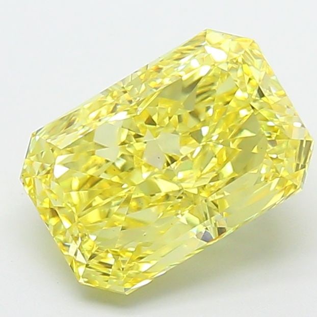 Loose Diamond - RADIANT 4.06ct Fancy Vivid Yellow VS1: Loose Diamond - RADIANT 4.06ct Fancy Vivid Yellow VS1 Source: This is a real non-mined Diamond that has been grown in a lab Shape: RADIANT Carats: 4.06 Color: Fancy Vivid Yellow Certification: IGI Vid