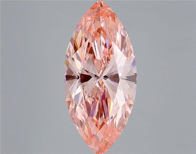 Loose Diamond - MARQUISE 5.02ct Fancy Vivid Pink VS2: Loose Diamond - MARQUISE 5.02ct Fancy Vivid Pink VS2 Source: This is a real non-mined Diamond that has been grown in a lab Shape: MARQUISE Carats: 5.02 Color: Fancy Vivid Pink Certification: IGI Video