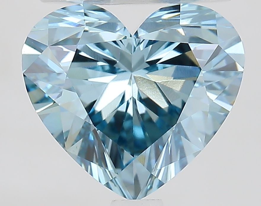 Loose Diamond - HEART 2.12ct Fancy Intense Blue VS1: Loose Diamond - HEART 2.12ct Fancy Intense Blue VS1 Source: This is a real non-mined Diamond that has been grown in a lab Shape: HEART Carats: 2.12 Color: Fancy Intense Blue Certification: IGI Video: