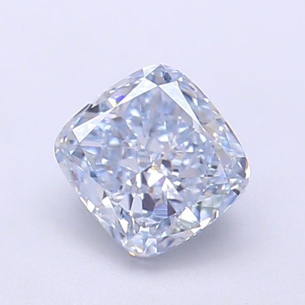 Loose Diamond - CUSHION MODIFIED 1.02ct Fancy Blue VS2: Loose Diamond - CUSHION MODIFIED 1.02ct Fancy Blue VS2 Source: This is a real non-mined Diamond that has been grown in a lab Shape: CUSHION MODIFIED Carats: 1.02 Color: Fancy Blue Certification: IGI V