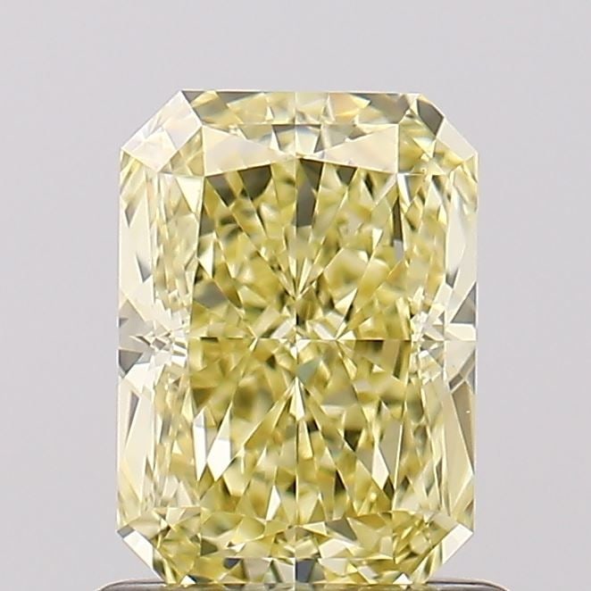 Loose Diamond - RADIANT 1.01ct Fancy Yellow VVS2: Loose Diamond - RADIANT 1.01ct Fancy Yellow VVS2 Source: This is a real non-mined Diamond that has been grown in a lab Shape: RADIANT Carats: 1.01 Color: Fancy Yellow Certification: IGI Video: