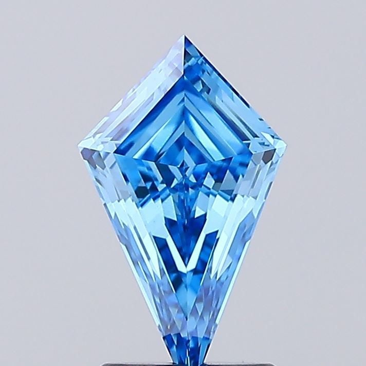 Loose Diamond - KITE 1.21ct Fancy Vivid Blue VVS2: Loose Diamond - KITE 1.21ct Fancy Vivid Blue VVS2 Source: This is a real non-mined Diamond that has been grown in a lab Shape: KITE Carats: 1.21 Color: Fancy Vivid Blue Certification: IGI Video: