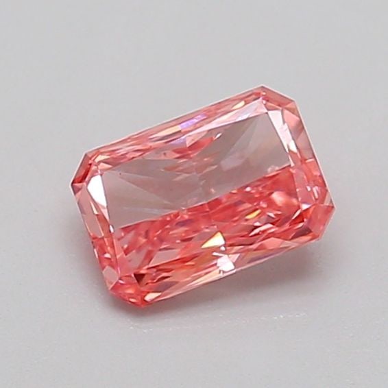 Loose Diamond - RADIANT 0.51ct Fancy Vivid Pink VS2: Loose Diamond - RADIANT 0.51ct Fancy Vivid Pink VS2 Source: This is a real non-mined Diamond that has been grown in a lab Shape: RADIANT Carats: 0.51 Color: Fancy Vivid Pink Certification: IGI Video: