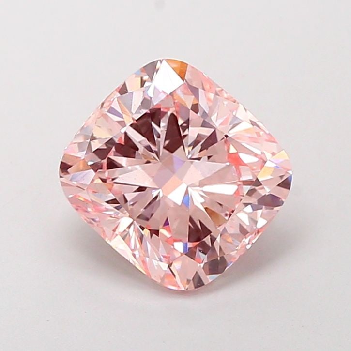 Loose Diamond - CUSHION MODIFIED 4.02ct Fancy Intense Pink VS2: Loose Diamond - CUSHION MODIFIED 4.02ct Fancy Intense Pink VS2 Source: This is a real non-mined Diamond that has been grown in a lab Shape: CUSHION MODIFIED Carats: 4.02 Color: Fancy Intense Pink Cert