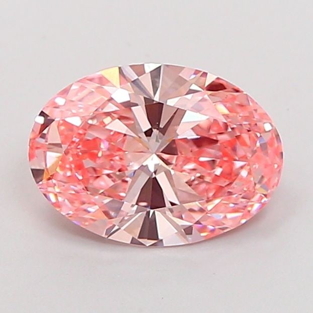 Loose Diamond - OVAL 2.3ct Fancy Vivid Pink VS1: Loose Diamond - OVAL 2.3ct Fancy Vivid Pink VS1 Source: This is a real non-mined Diamond that has been grown in a lab Shape: OVAL Carats: 2.3 Color: Fancy Vivid Pink Certification: IGI Video: