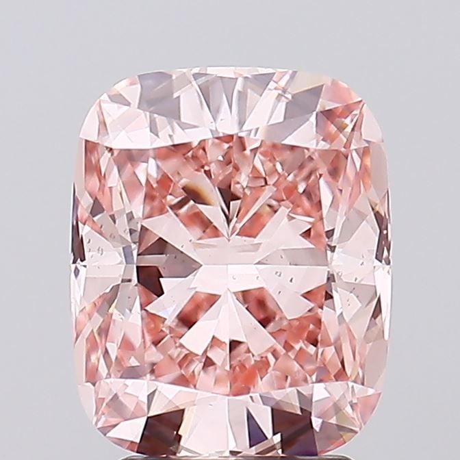 Loose Diamond - CUSHION MODIFIED 3.05ct Fancy Intense Pink SI1: Loose Diamond - CUSHION MODIFIED 3.05ct Fancy Intense Pink SI1 Source: This is a real non-mined Diamond that has been grown in a lab Shape: CUSHION MODIFIED Carats: 3.05 Color: Fancy Intense Pink Cert