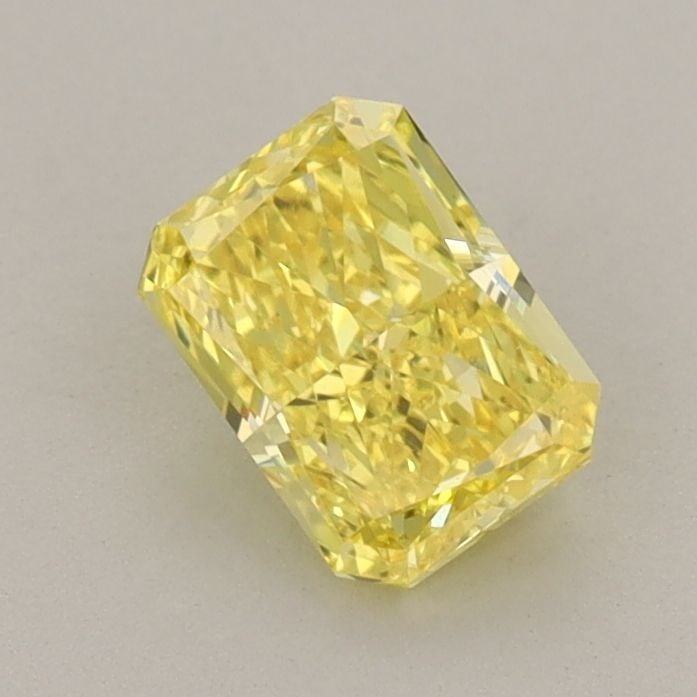 Loose Diamond - RADIANT 0.8ct Fancy Vivid Yellow VS1: Loose Diamond - RADIANT 0.8ct Fancy Vivid Yellow VS1 Source: This is a real non-mined Diamond that has been grown in a lab Shape: RADIANT Carats: 0.8 Color: Fancy Vivid Yellow Certification: IGI Video