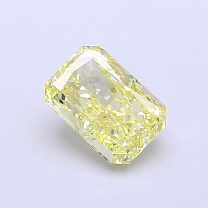 Loose Diamond - RADIANT 1.12ct Fancy Yellow VS1: Loose Diamond - RADIANT 1.12ct Fancy Yellow VS1 Source: This is a real non-mined Diamond that has been grown in a lab Shape: RADIANT Carats: 1.12 Color: Fancy Yellow Certification: IGI Video: