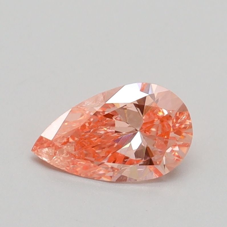 Loose Diamond - PEAR 0.57ct Fancy Intense Pink SI1: Loose Diamond - PEAR 0.57ct Fancy Intense Pink SI1 Source: This is a real non-mined Diamond that has been grown in a lab Shape: PEAR Carats: 0.57 Color: Fancy Intense Pink Certification: IGI Video:
