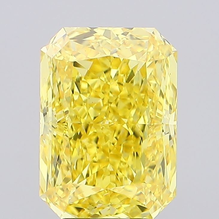 Loose Diamond - RADIANT 4.71ct Fancy Vivid Yellow VS1: Loose Diamond - RADIANT 4.71ct Fancy Vivid Yellow VS1 Source: This is a real non-mined Diamond that has been grown in a lab Shape: RADIANT Carats: 4.71 Color: Fancy Vivid Yellow Certification: IGI Vid