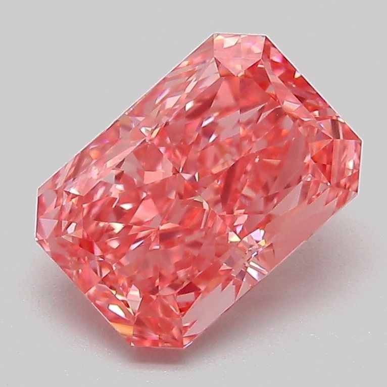 Loose Diamond - RADIANT 2.1ct Fancy Vivid Pink VVS2: Loose Diamond - RADIANT 2.1ct Fancy Vivid Pink VVS2 Source: This is a real non-mined Diamond that has been grown in a lab Shape: RADIANT Carats: 2.1 Color: Fancy Vivid Pink Certification: IGI The Diam