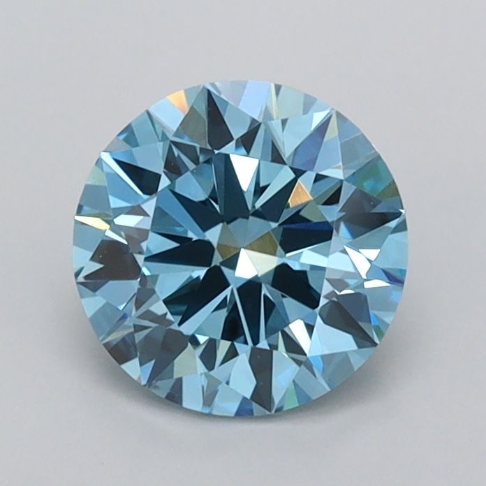 Ideal Loose Diamond - ROUND 1.02ct Fancy Vivid Blue VVS1: Ideal Loose Diamond - ROUND 1.02ct Fancy Vivid Blue VVS1 Source: This is a real non-mined Diamond that has been grown in a lab Shape: ROUND Carats: 1.02 Color: Fancy Vivid Blue Certification: IGI Vide