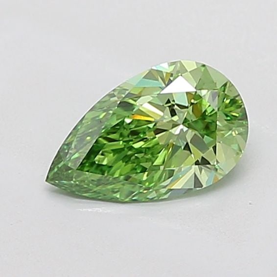 Loose Diamond - PEAR 1.0ct Fancy Vivid Green VVS2: Loose Diamond - PEAR 1.0ct Fancy Vivid Green VVS2 Source: This is a real non-mined Diamond that has been grown in a lab Shape: PEAR Carats: 1.0 Color: Fancy Vivid Green Certification: IGI Video: